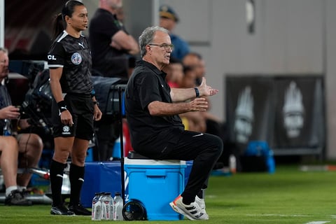 Uruguay's coach Marcelo Bielsa